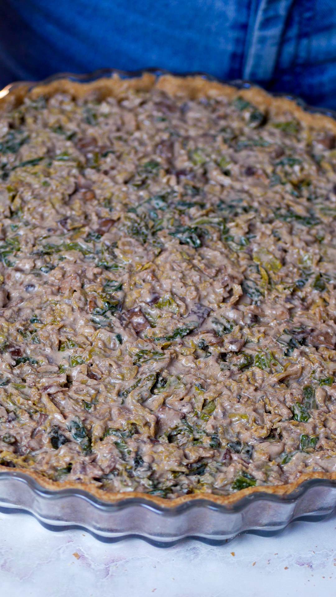 Rohe Wirsing Speck Walnuss Quiche